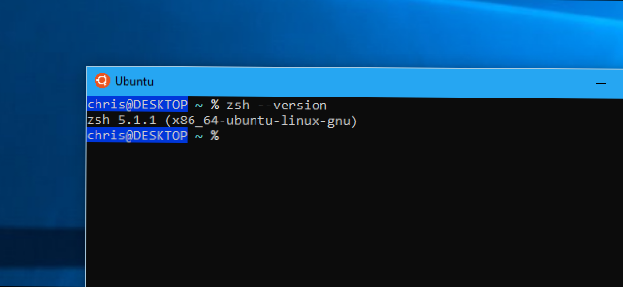 Zsh windows. Zsh windows