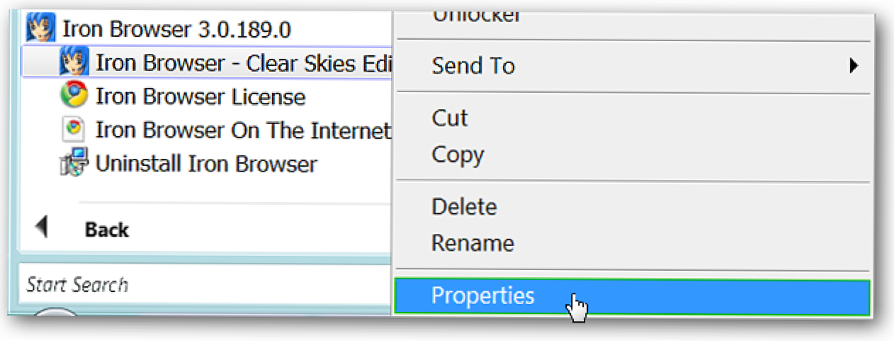 Start browser