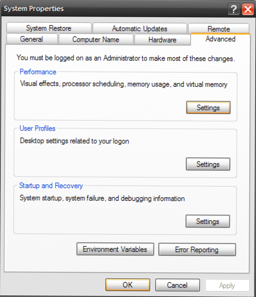 Disable page