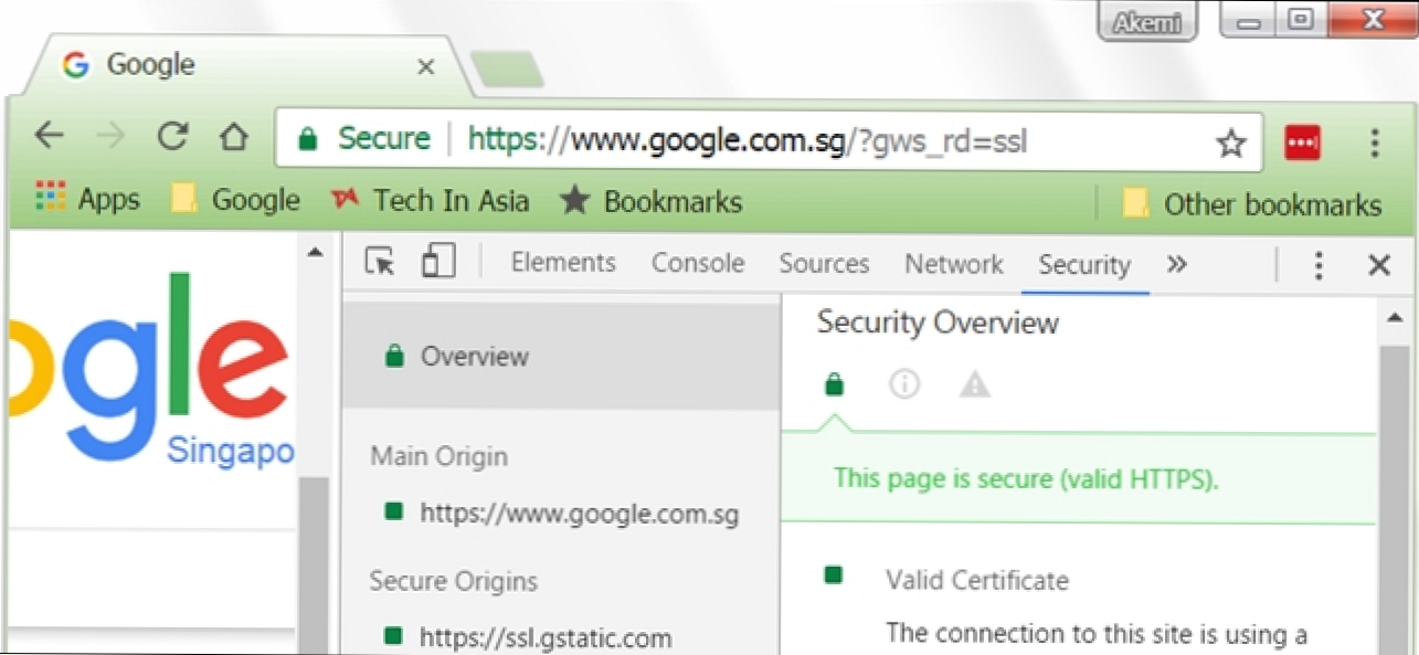 SSL В браузере. Https security google