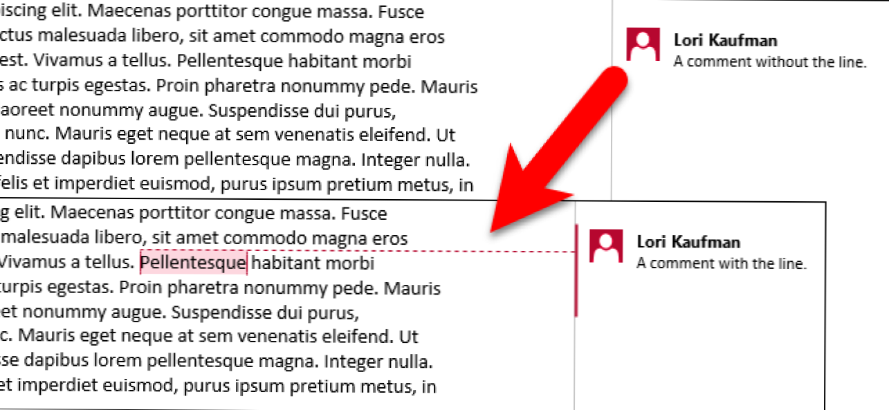 Comments word. Comments word