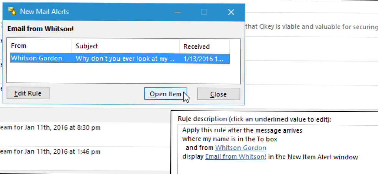 Mail only. Alert email design.