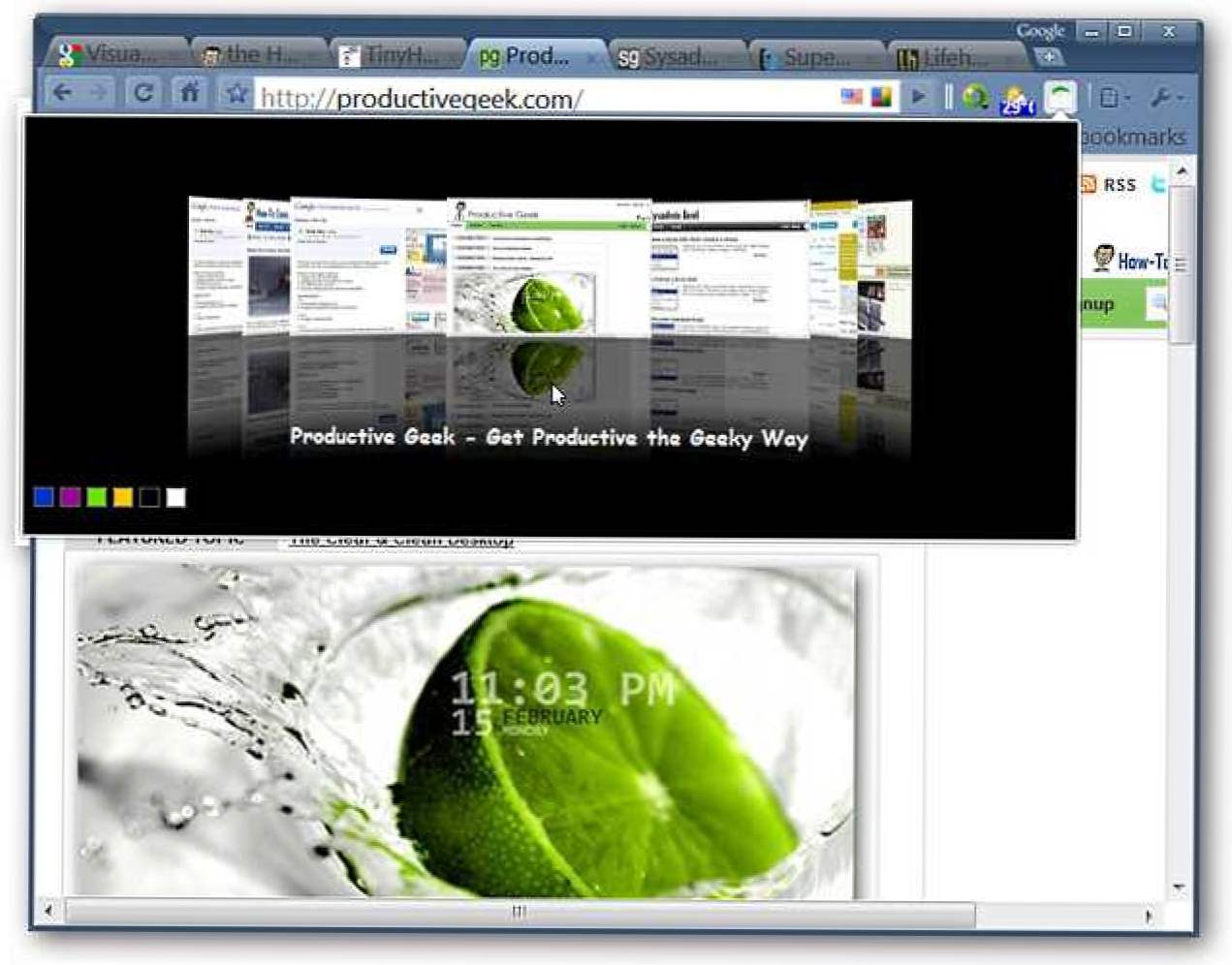 Visual browser